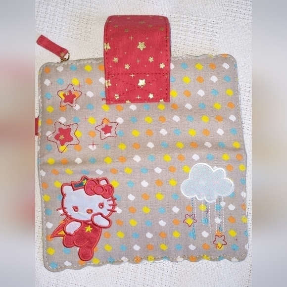 Hello Kitty Retro Purse Wallet Rainbow 🌈 Cloud Cute Good Condition - Picture 4 of 9